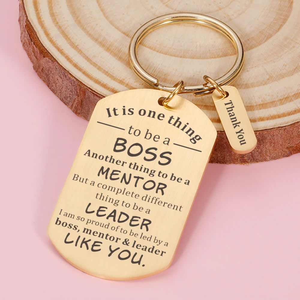 Boss Day Gifts For Women Men Office Keychain Thank You Boss Gift For