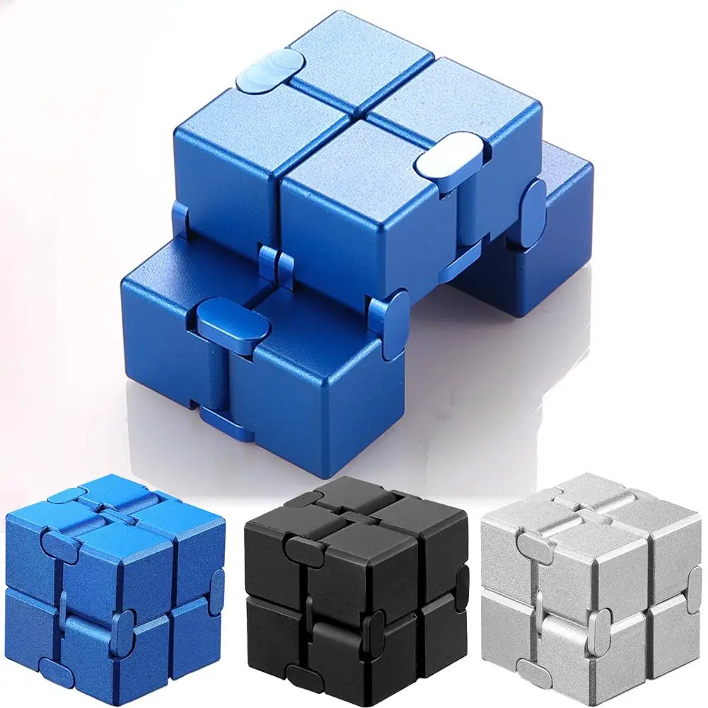 Neuer Fidget Cube Upgrade Fidget Finger Toys Metall Infinity Cube Prime zur Stress- und Angstlinderung 2026 – Detail 1