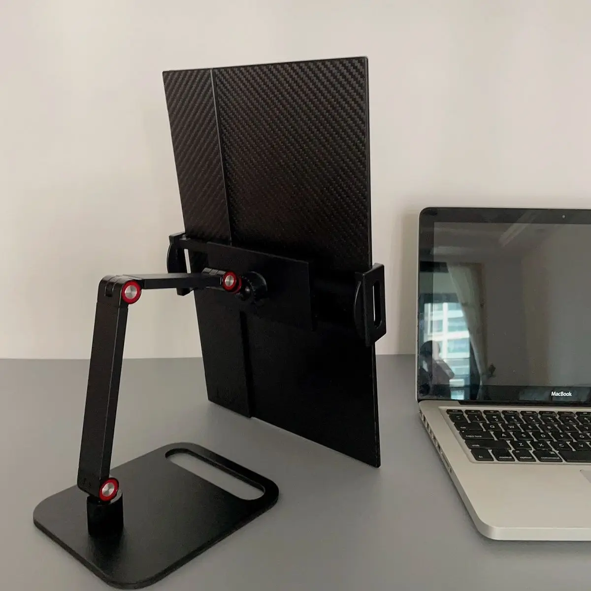 Monitor Portátil Stand Riser Alloy Desktop Holder Ajustável Vesa Mount para 13.3 14 15.6 17.3 Polegada