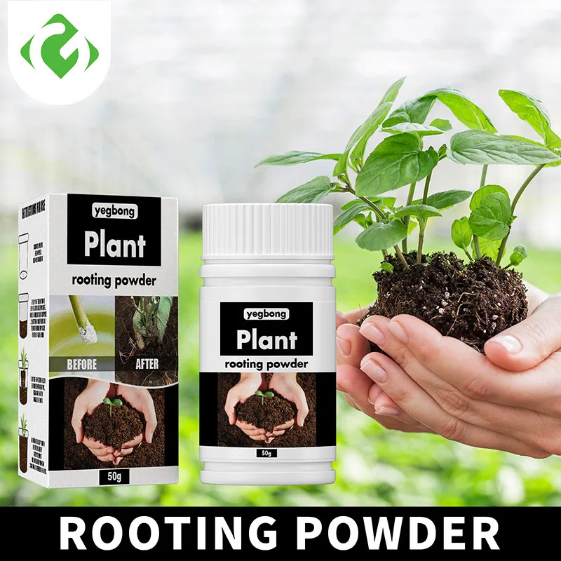 Powder Rooting Hormone For Cuttings Enhancer Promote Root Growth For Seedlings Starts Potting Soil Fertilizer Plant transplant root stimulator