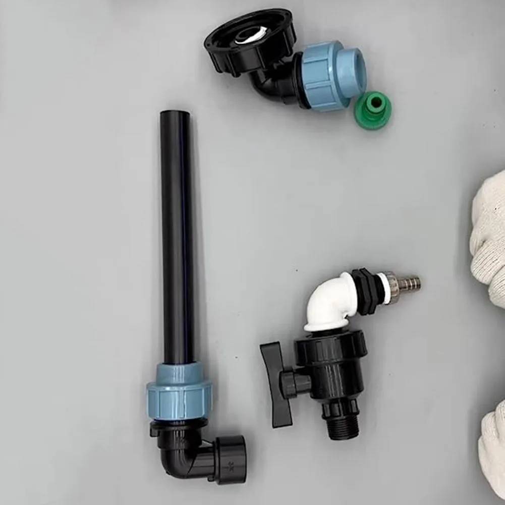 

IBC Adapter Extension Outlet Valve Brass Tap S60x6 Tap Shut-Off Valve 3/4 Inch IBC Adapter For Garden Water Storage Rain Barrels