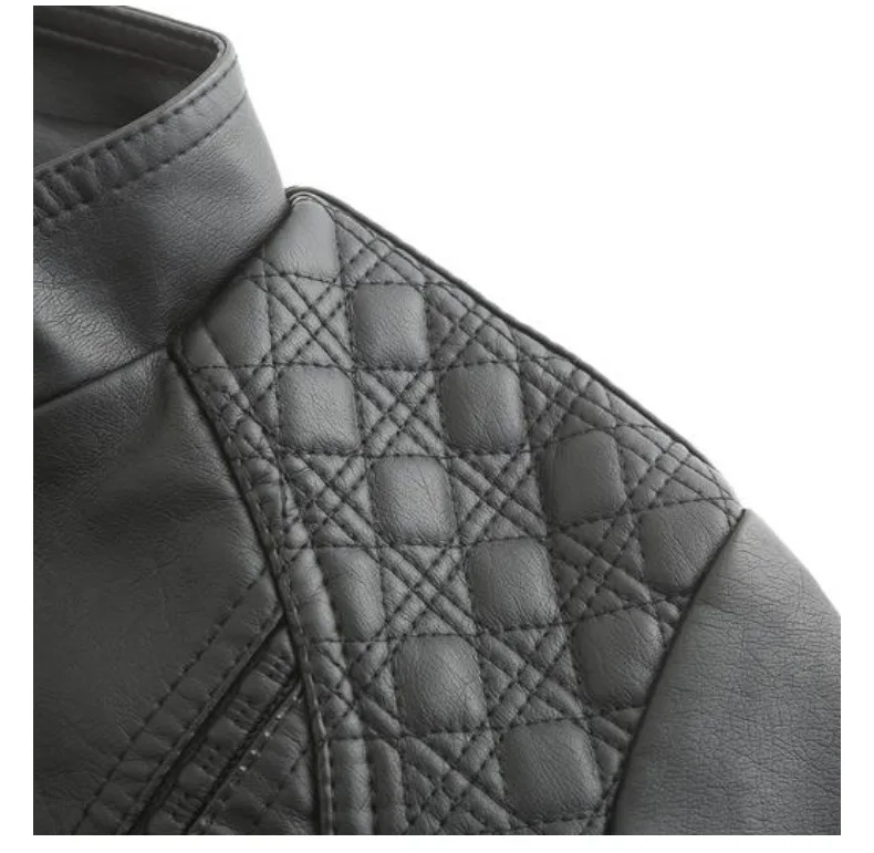 Jaquetas de Couro de Beisebol Jaquetas de Couro Primavera Bomber Jaqueta Feminina Streetwear Masculino Unissex College Coats Preto Couro Artificial 15 Computers & Electronics