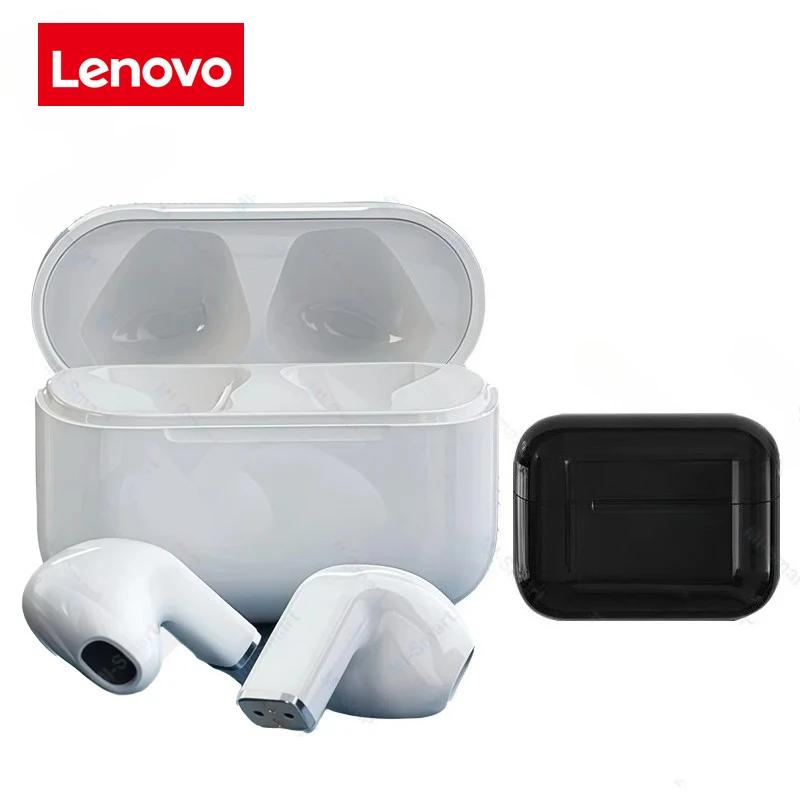 Lenovo Bluetooth Headphones Stereo Wireless Earphones In-Ear Hi-Fi Earbuds With Microphone Noise-Cancelling Mini Sports Earbuds