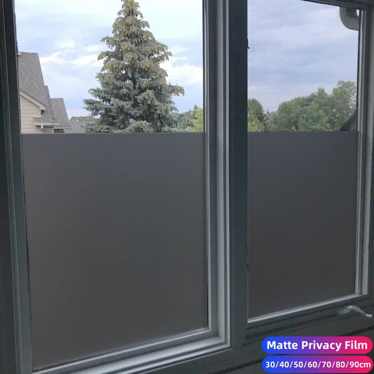Matte Blackout Film DIY Static Electrostatic Frosted Opaque Door Sticker Privacy Protection Darkening Window Tint Black Sticker window film,window privacy film,window sticker