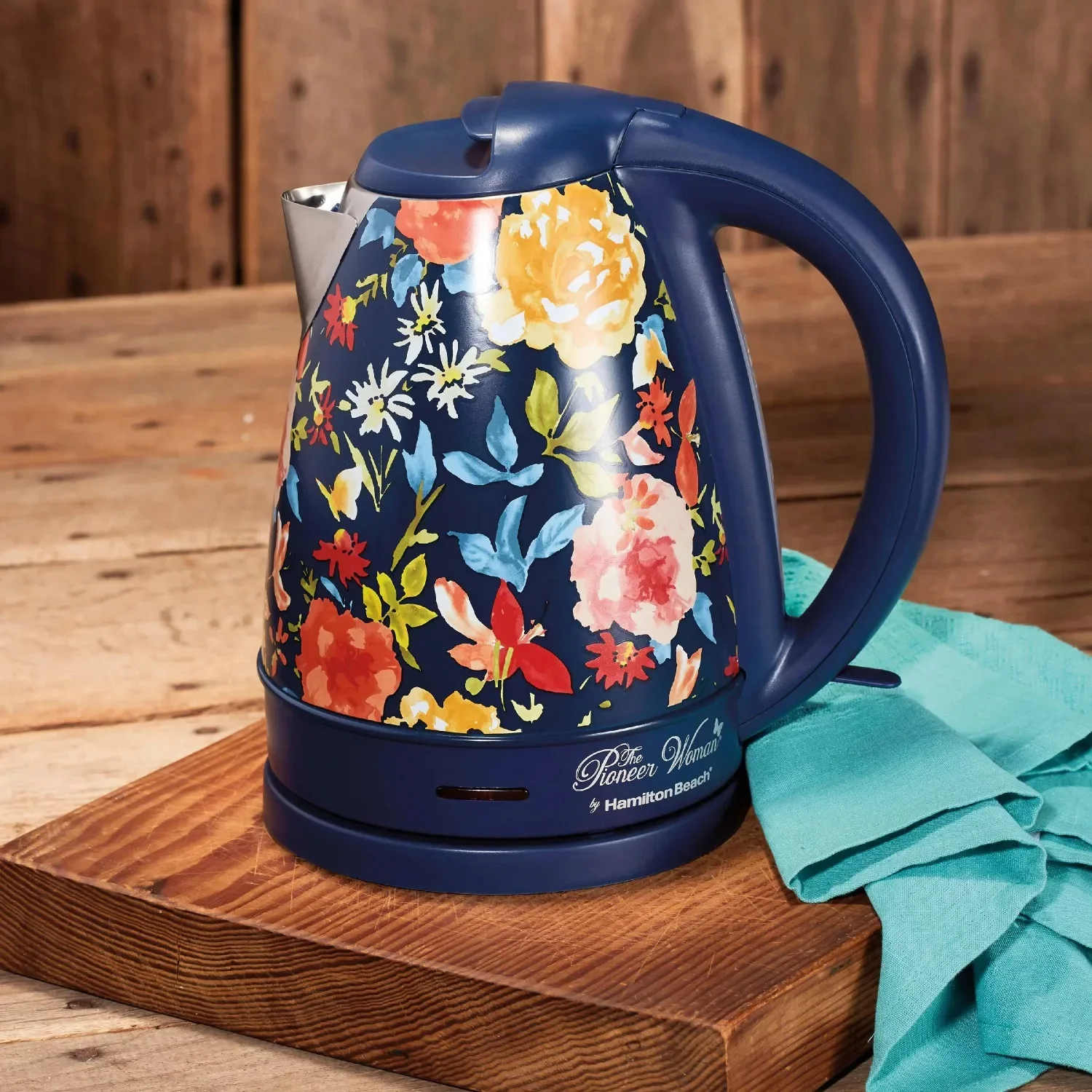 

Fiona Floral Blue, Electric Kettle, 1.7-Liter portable kettle