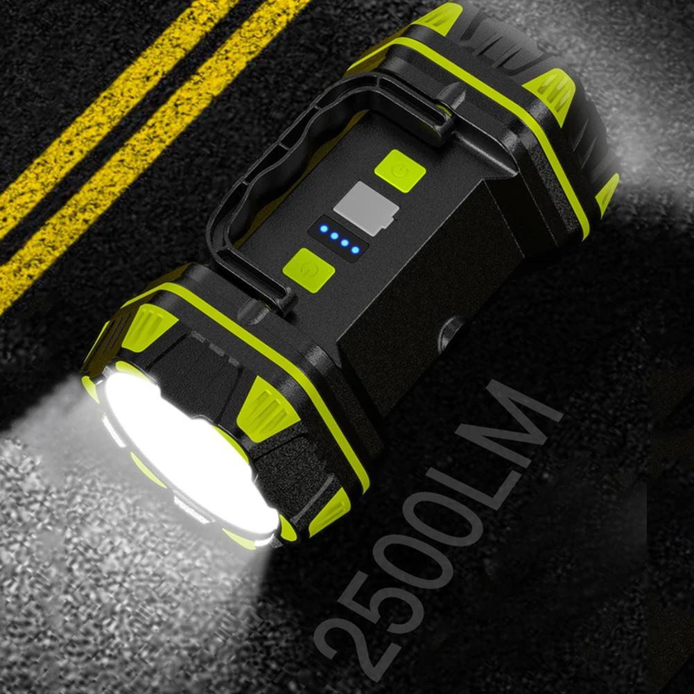 USB 야외 탐조등 LED 캠핑 램프, 방수 야외 휴대용 랜턴