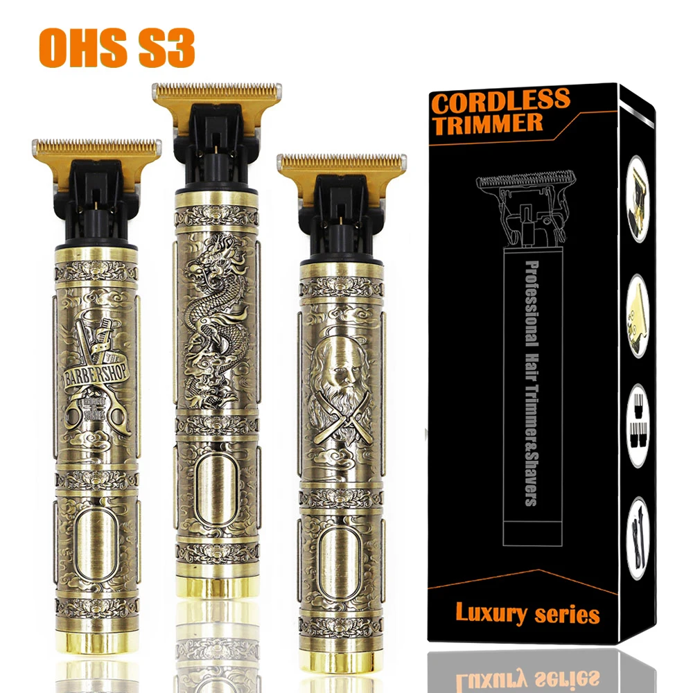 OHS S3 T9 All Metal Shaver Travel Portable Electric Barber Electric