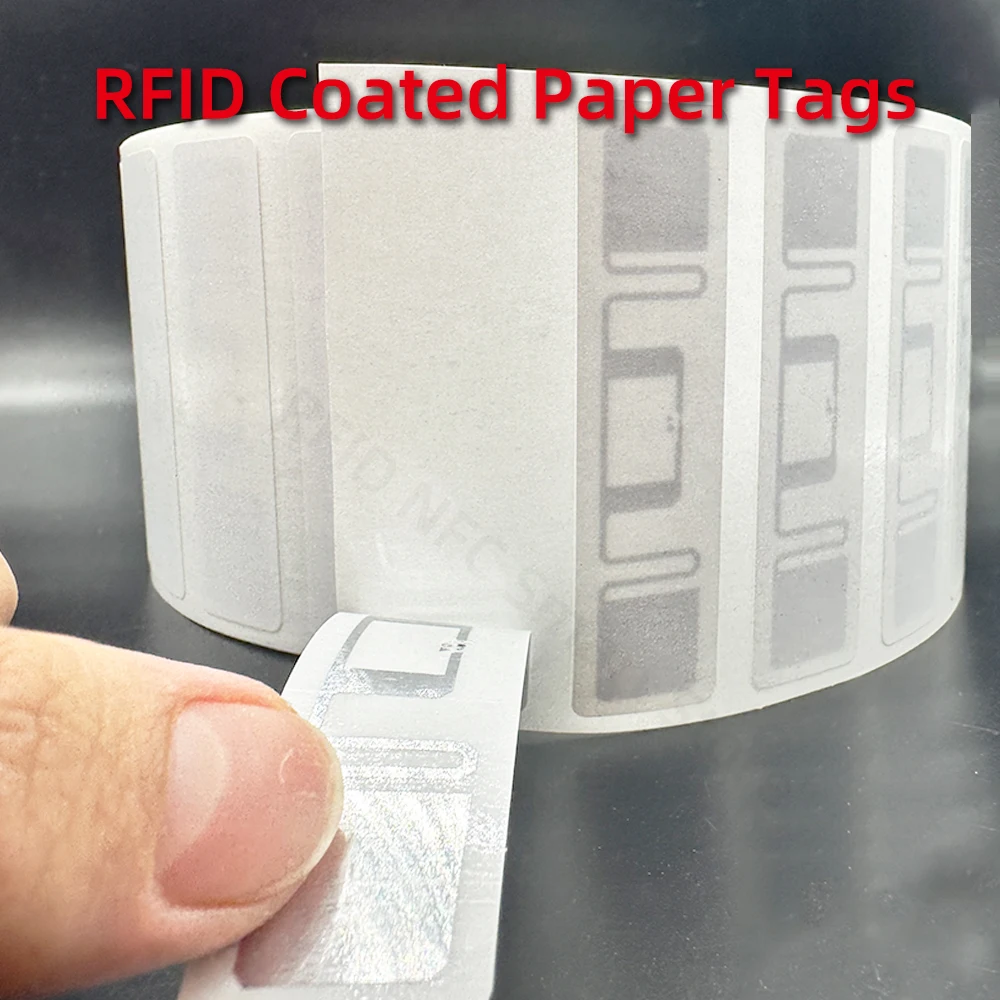 

10pcs RFID Sticker 860-960MHz Long Range EPC Gen2 U9 Alien H9 Chip UHF RFID Tag Adhesive Sticker ISO18000 6C RFID UHF Wet Inlay