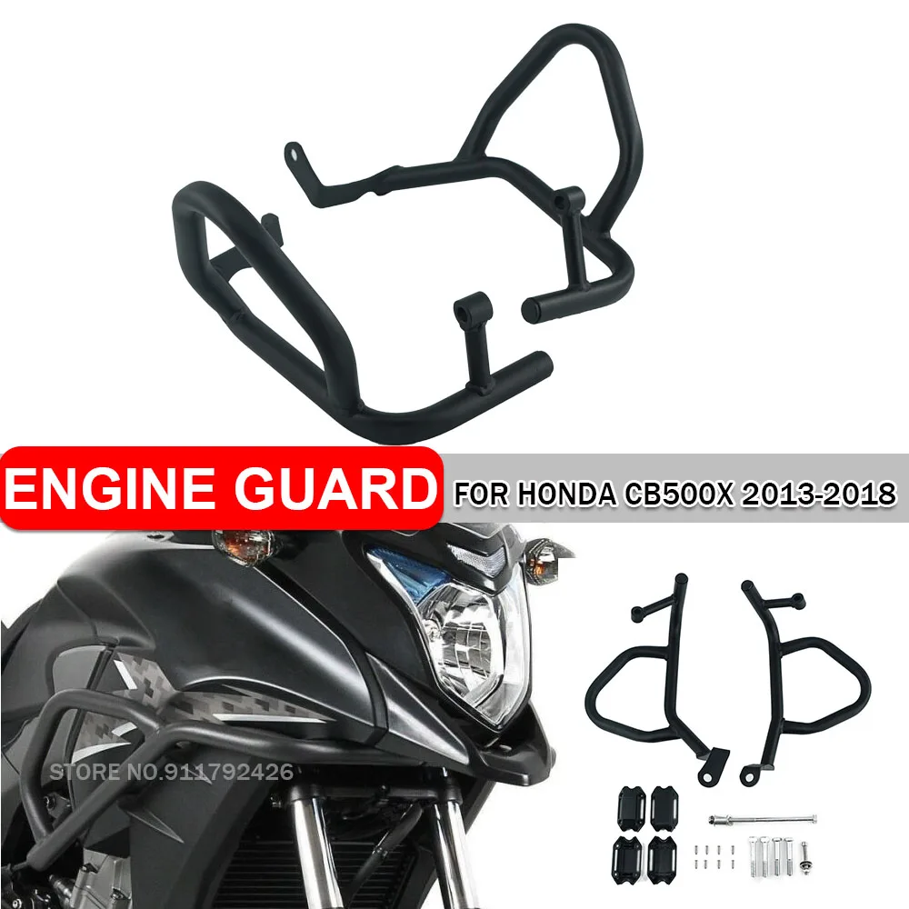 

Motorcycle Steel Lower Crash Bars Bumper Silders Protection For Honda CB 500X 2018 CB500X 2013-17 Fairing Protector Engine Guard