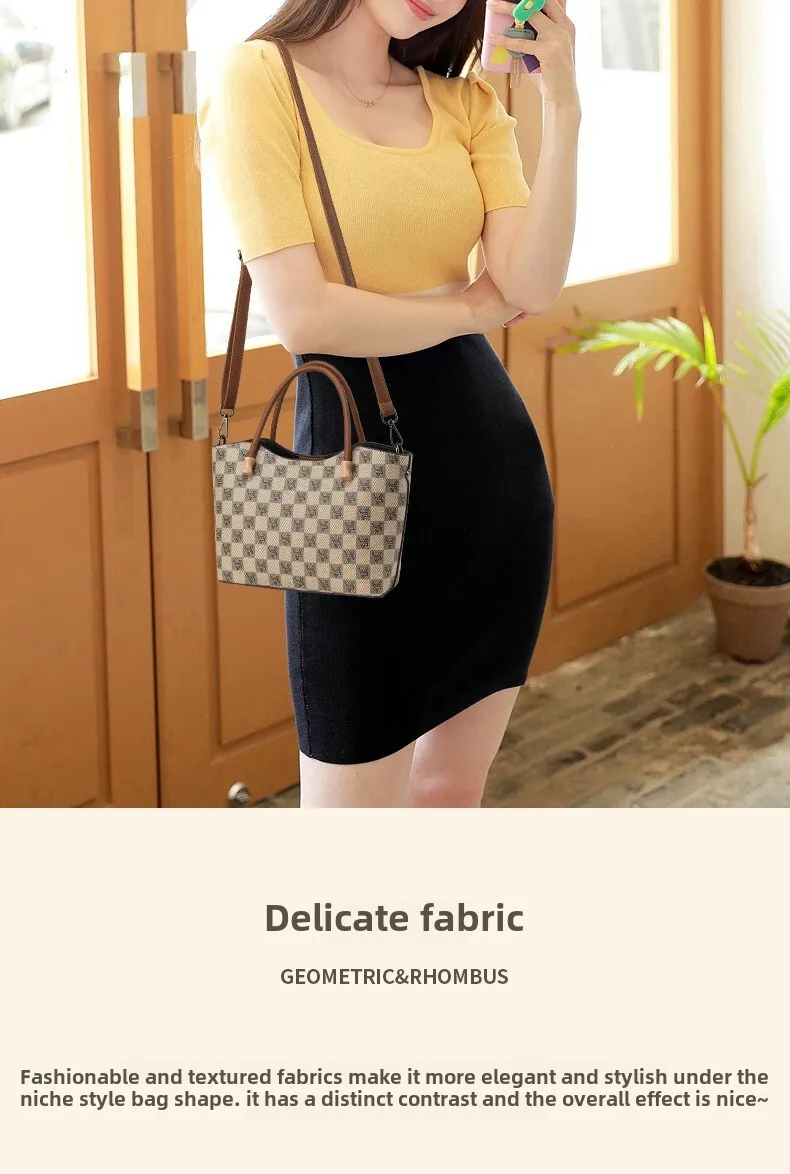 Classic Tote Bag Women's Shoulder Messenger Bag Versatile Style_voghion.com