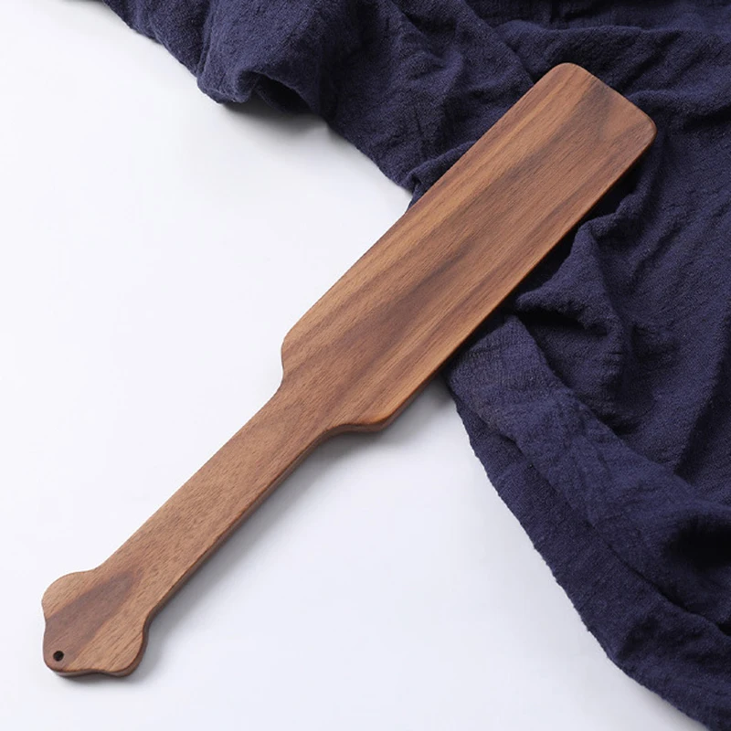 Walnut Wood Paddle Riding Crop Solid Wood Horse whip Submissive Flog Spank Paddle Length 34CM equestrian whip riding accessories