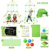 221pcs Construction Forts Building Kits Creative Castles DIY Fort Kit | Fort Building Set | Play Tent Indoor/Outdoor Kids Toys 1