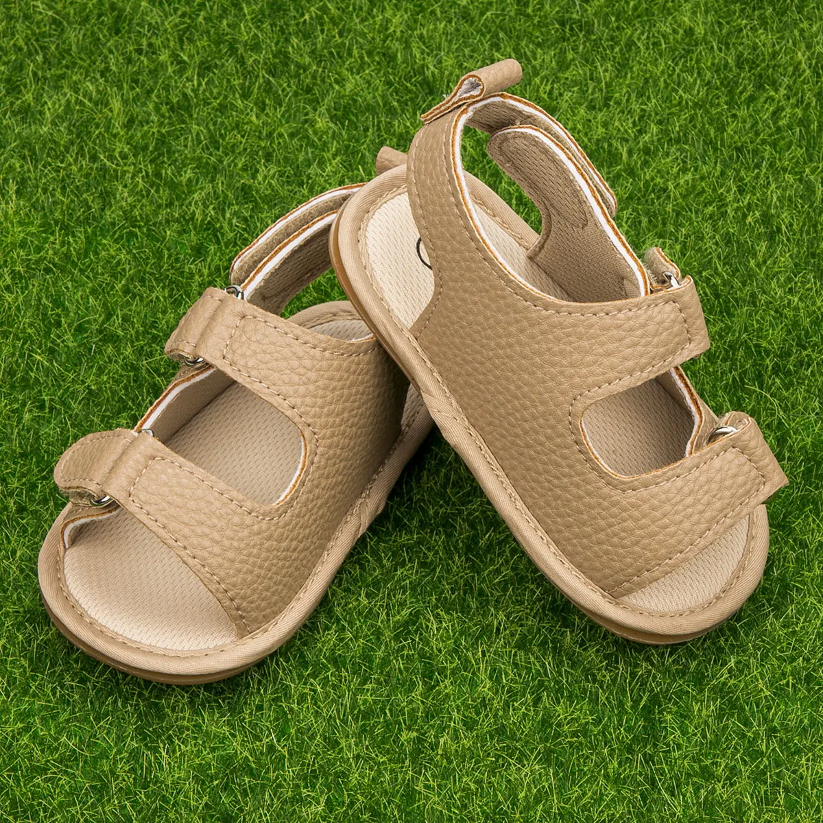 Kids sandals Baby sandals Sandals and clogs Meckior Summer Baby Sandals Baby Shoes PU Leather Rubber Bottom Sole Anti-Slip Infant First Walker Boy Girl Sandals 0-18M