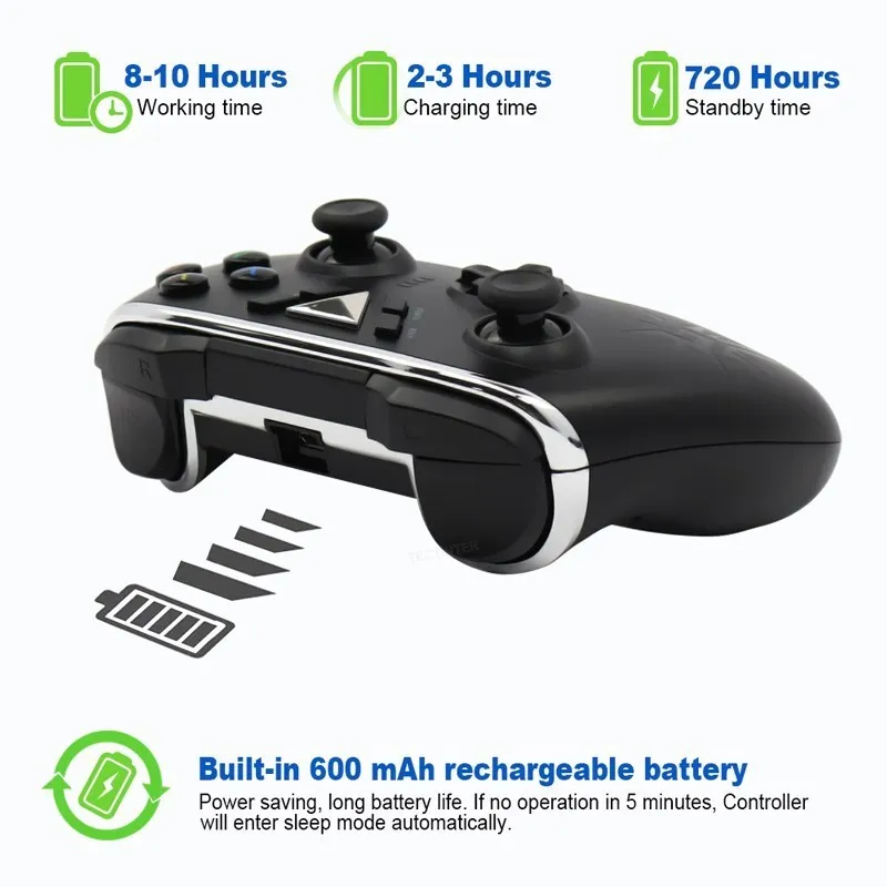 2.4G   е, Xbox One X S ܼ PS3  Ʈѷ PC ̽ƽ е Xbox one Controle ׼