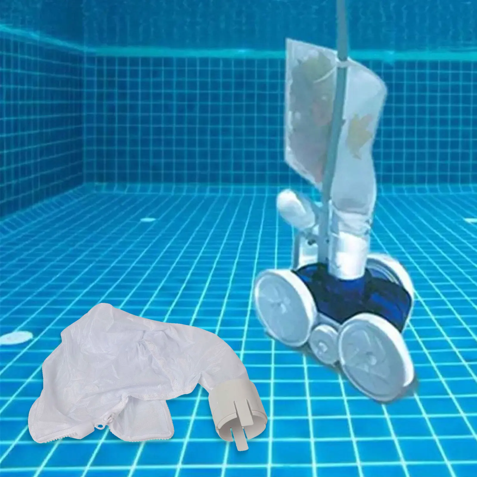 Polaris 360 380 풀 클리너용 교체용 지퍼 필터 백은 신뢰할 수 있는 먼지 및 잎 필터링을 제공합니다. 2팩