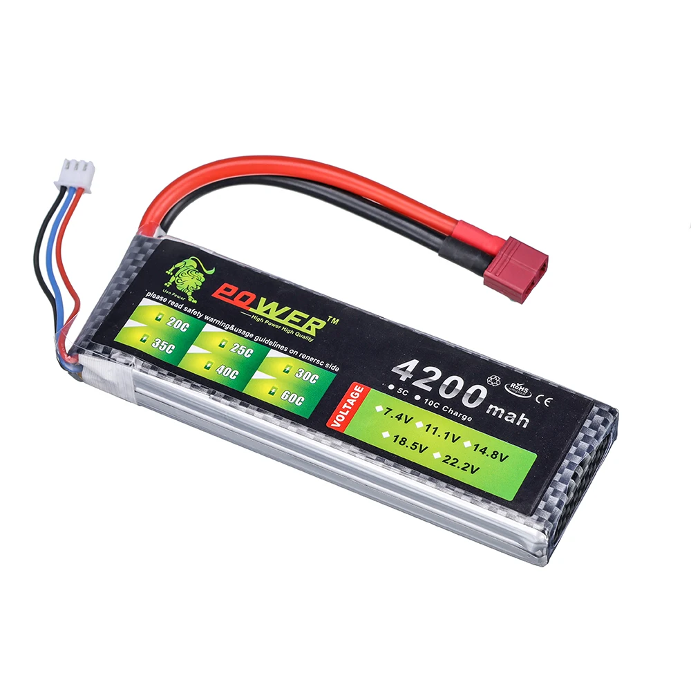 Batterie Lipo Drone 11.1V 2200mAh 5200mAh 7200mAh XT60 JST Connecteur
