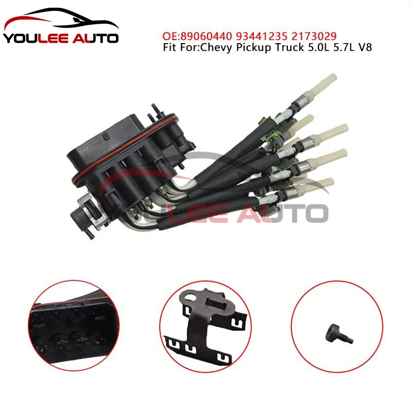 89060440 FJ504 9344123 2173029 Spider Fuel Injector 8 Cylinder For GMC Chevy Express Suburban Savana 5.0L 5.7L V8 Auto Parts