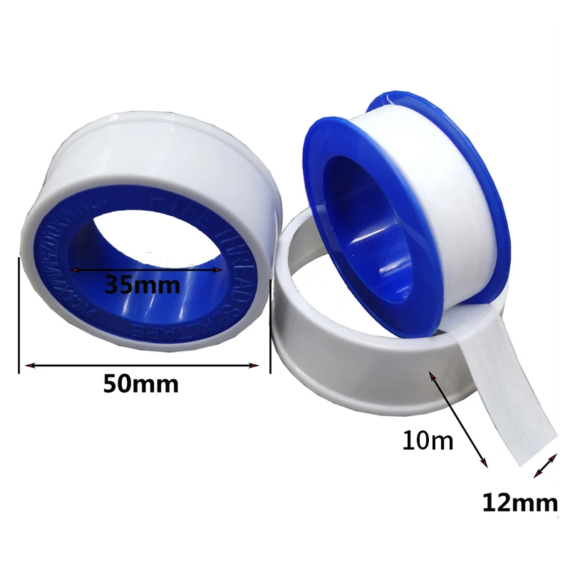 9 Rotoli Nastro Teflon Bianco Guarnizione Giunture Tubi Acqua Giunture Idraulico Idraulica E Irrigazione Dobo 8805786165095 - Foto 12