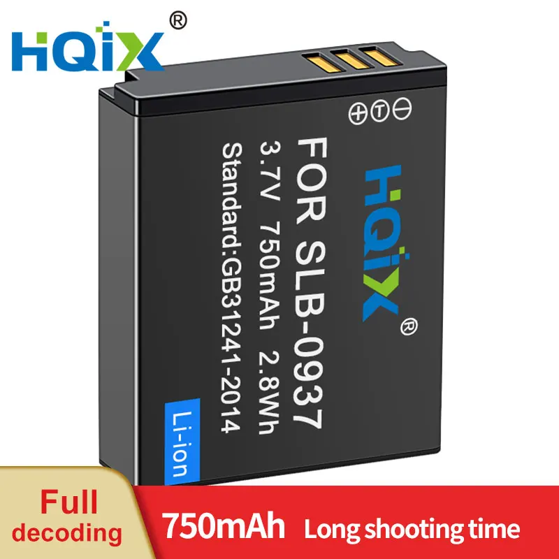 

HQIX for Samsung NV4 E-P1 L730 L;830 PL10 ST10 Camera SLB-0937 Charger Battery