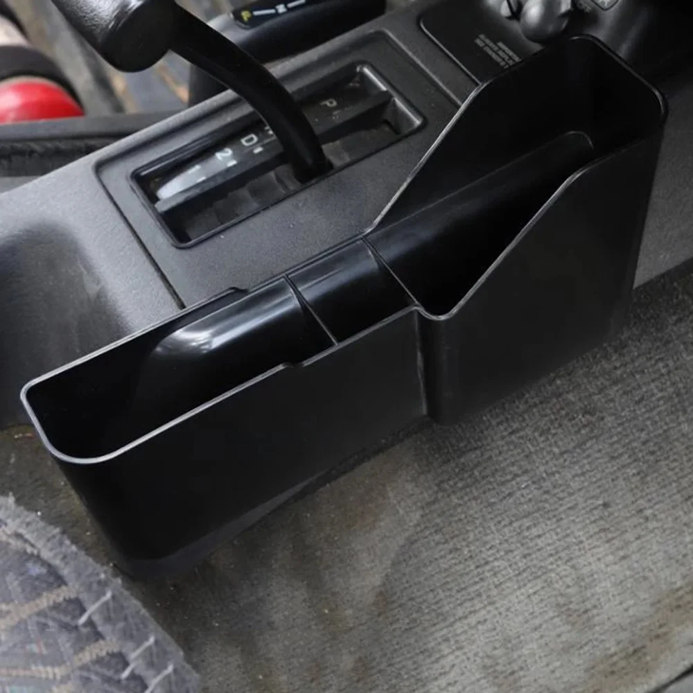 

Car Gear Shift Side Storage Box Phone Card Holder Co-Pilot Seat Side Organizer for Jeep Wrangler TJ 1997-2006