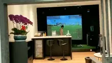 

Top quality Professional Golf Simulator Large Screen Training Indoor 3D Projector Screen Golf Simulator