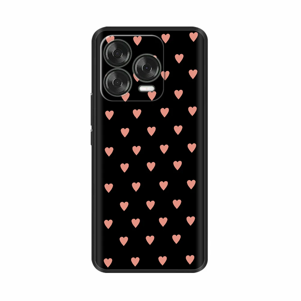 Luxury Black Silicone Back Cover - Elegant Design Case