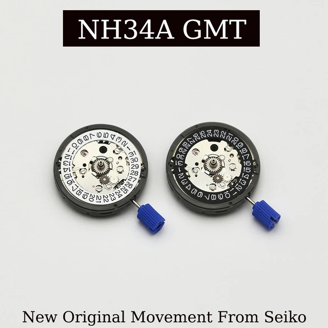 Seiko Nh34 High-precision Movement Nh34a 4 Pointer Gmt Function 
