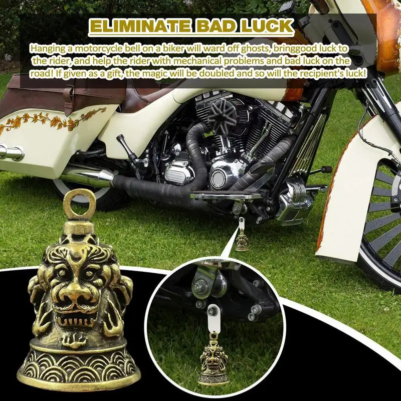 Campana Custode Campanelli Protettivi Con Ciondoli Campana Vintage Accessorio Campanelli Eolici Ciondolo Moto Rider Gioielli Regalo Campana Ornamento