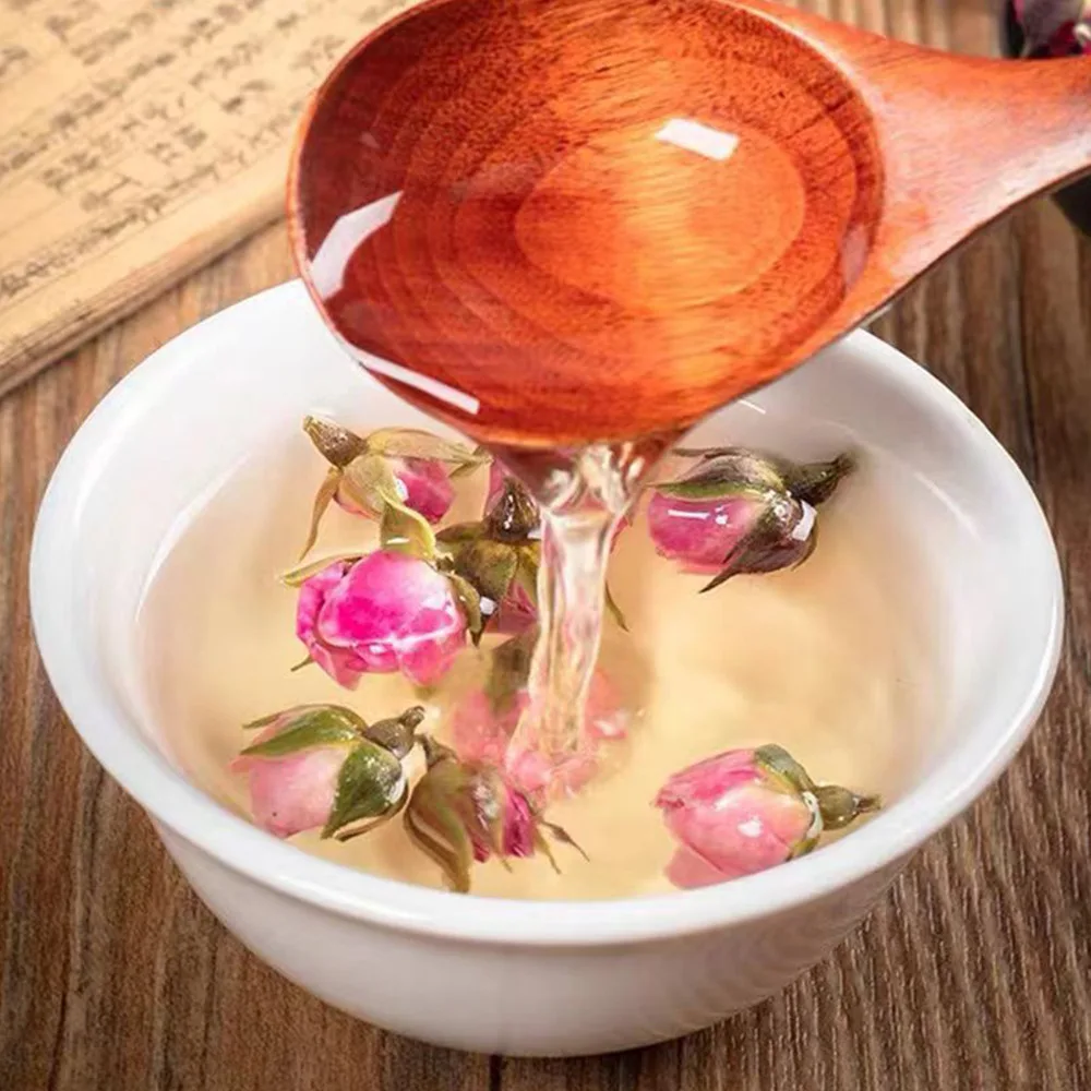 Top Natural Dried Red Rose Buds Flower Mini Rose Bud DIY Soap Resin Jewelry Wedding Candle Making For Homemade Fragrance Sachet