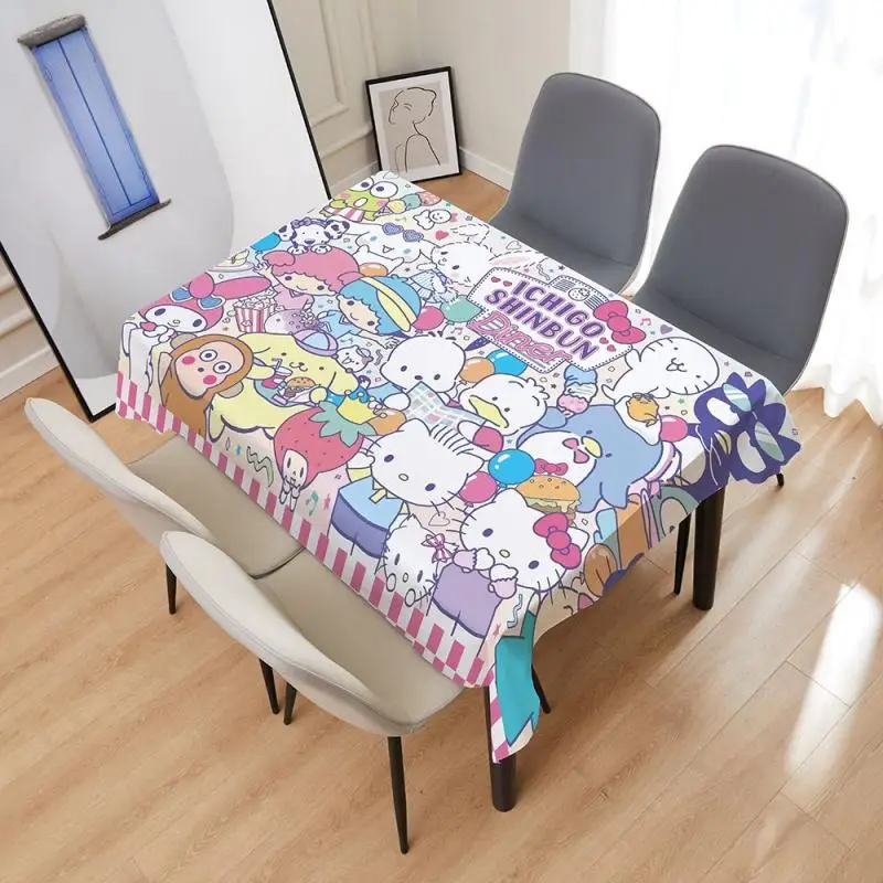 

Hellokittys коврик для стола Sanrio аниме милый Cinnamoroll водонепроницаемый нескользящий коврик украшение комнаты Kawaii мультфильм сладкий подарок на день рождения