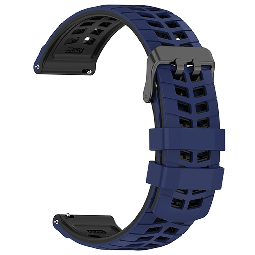 Durable 22mm Silicone Watch Strap - Multiple Smartwatch Compatibility