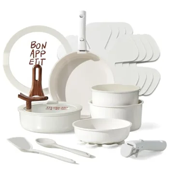 18-Piece Ceramic Cookware Set 1
