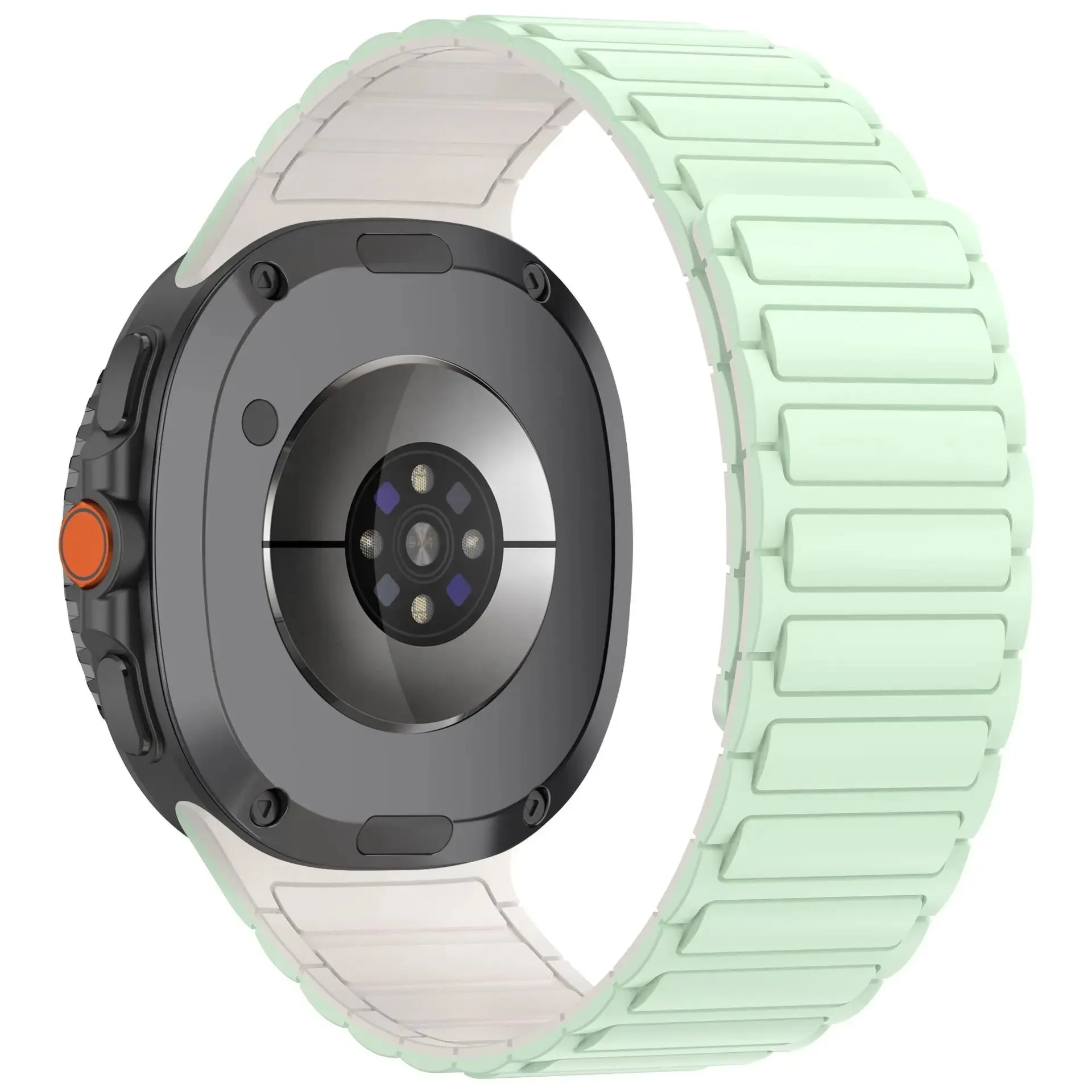 Sporty Silicone Magnetic No-Gap Wristband Strap