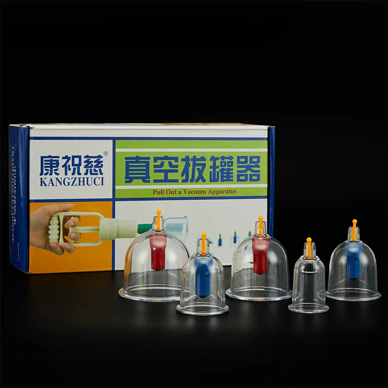 

Cupping device kit Traditional Chinese massage therapy cupping 6 can massage gun kit