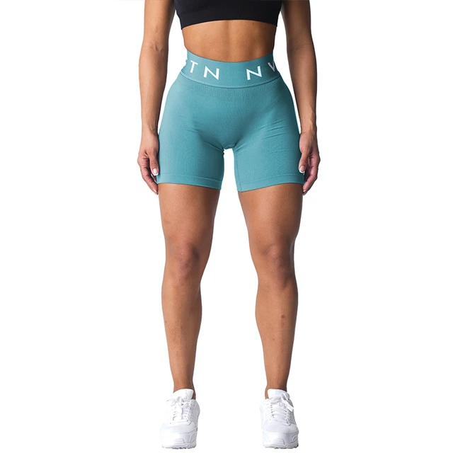 Nvgtn Sport Seamless Shorts Spandex Shorts Woman Fitness Elastic Breathable  Hip-lifting Leisure Sports Running - AliExpress