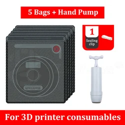 Airtight Moisture - Resistant Filament Dryer Box with Real - Time Monitoring (5 Bags - Manual Pump)