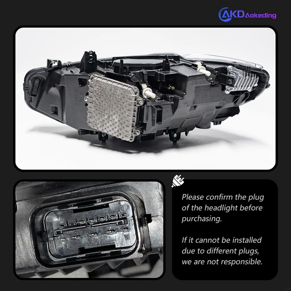 7943★美品★BMW　4シリーズ/F32/F36/HID/右ヘッドライト 高品質のBMW用カーライト F32 ヘッドライトプロジェクターレンズ