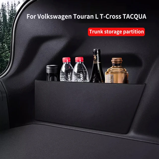 Boîte de rangement adaptée pour Volkswagen Touran L T-Cross TACCalls A,  partition de coffre, décoration