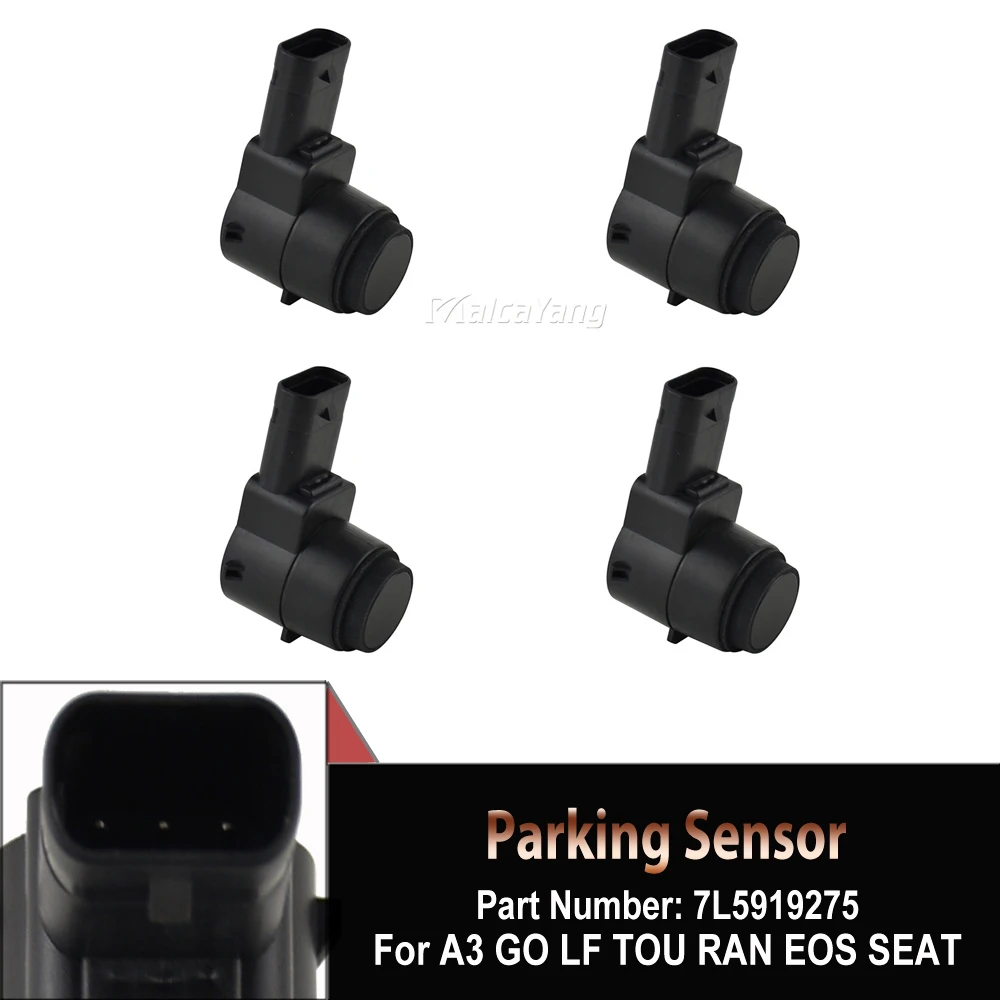 

4PCS Auto Parts New Autoparts Parking Sensor For Scirocco T ouran P orsche1 EOS OEM 7L5919275 7L5919275B