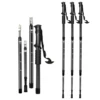 Aluminium Alloy Teleskopic Stick Hiking Poles Trekking Walking Stick Ultralight  Adjustable No Slip Absorber Walking Cane 4