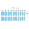 20tip Semi Cured Gel Nails Art Sliders Manicure UV LED Lamp Semi Cured Gel Design Nail Decals Waterproof Nail Sticker Decoration 6