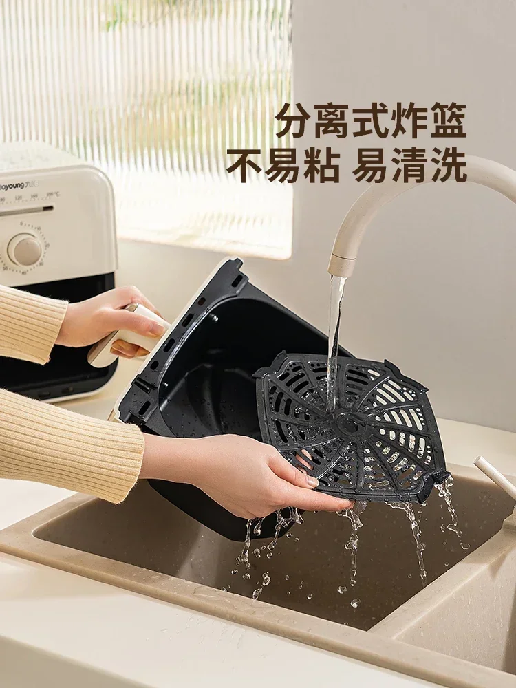 Household air fryer. Electric. Auto & smart. Large cap. Multifunc. Fries maker. Stylish & handy. Healthy cook. Advanced feat. 5