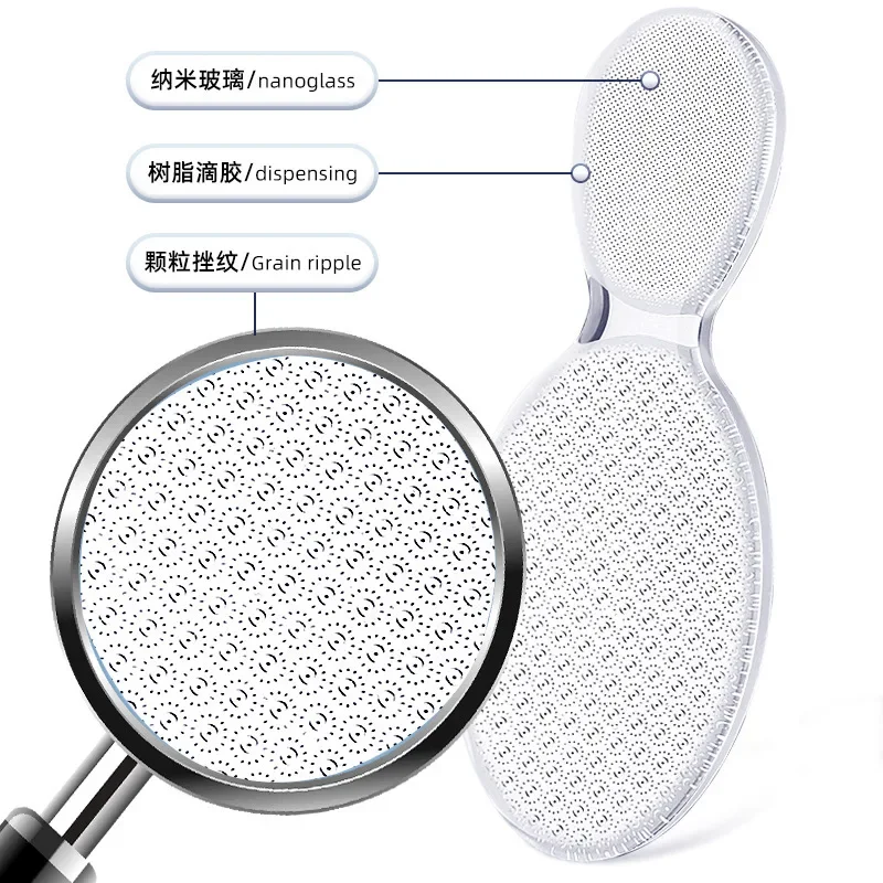 Manicure Pedicure Tools Nano Glass Exfoliate Foot Hard Dead Skin Pedicure Remover Scrubber Peeling Artifact Peeling Nano Foot Plate File Pedicure Tools