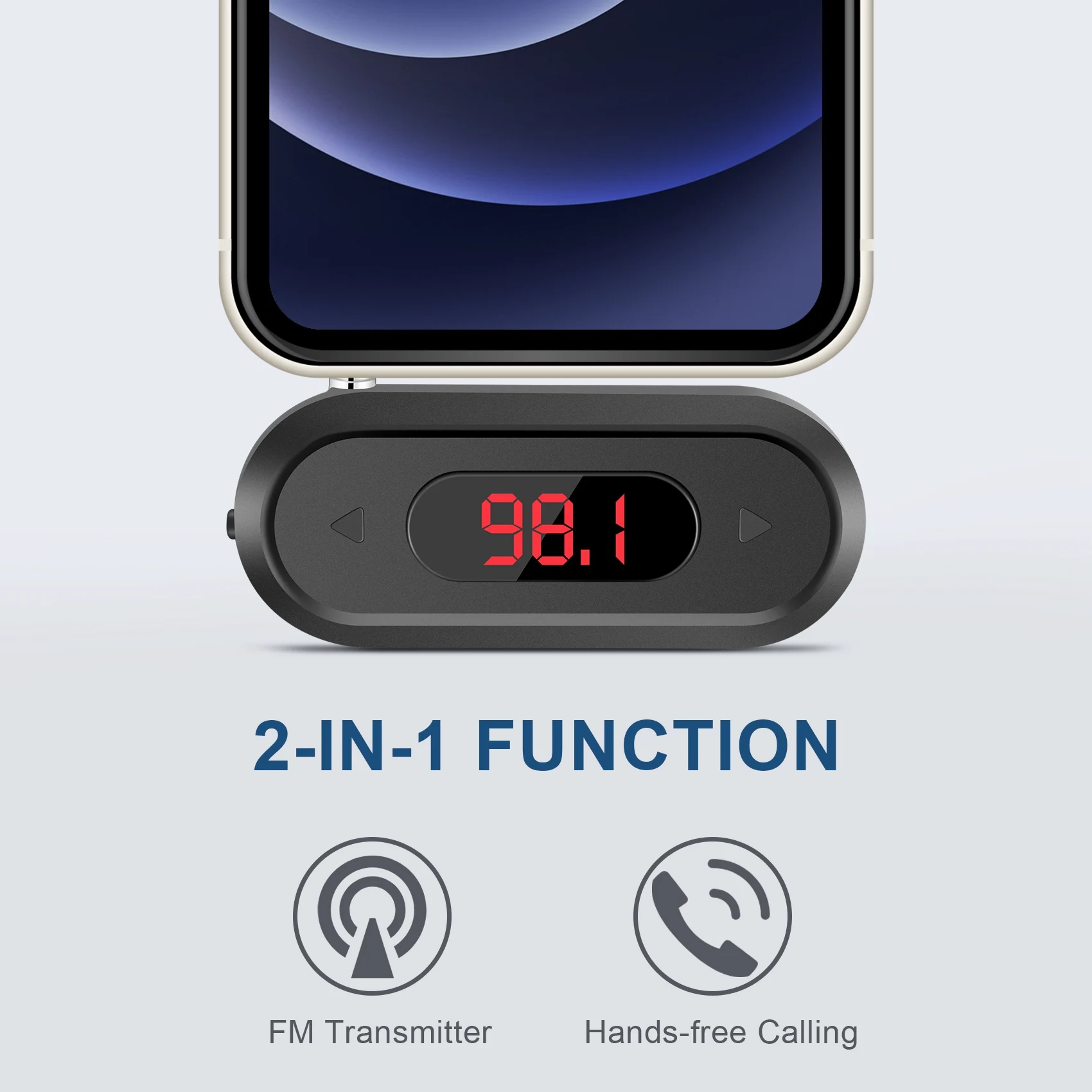 FM Transmitter with 3.5mm Jack for Xiaomi for iPhone IOS Android_OFSS