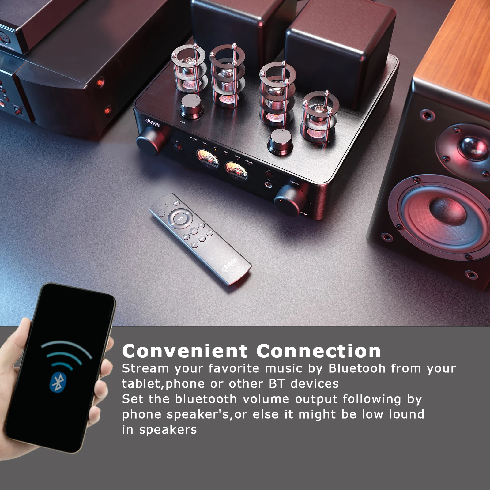 Juson Audio JTA50 Upgrade 130W Tube Amplifier Entry-Level HiFi Amp