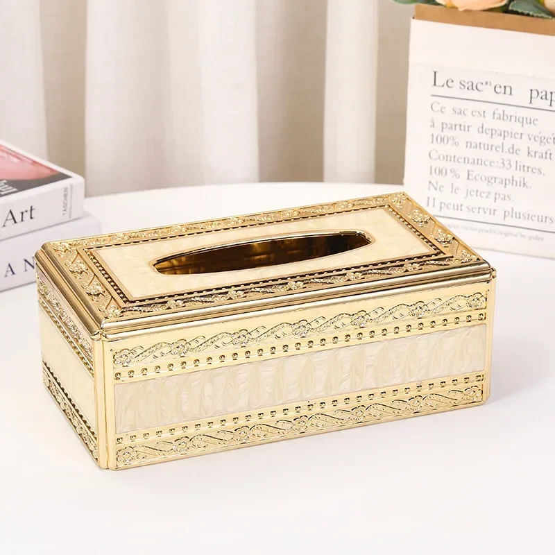 

Family Seat Type Acryl Tissue Boxes Living Room Tea Table Restaurant Multifunctional Creative Napkins Tissue Storage Boxes