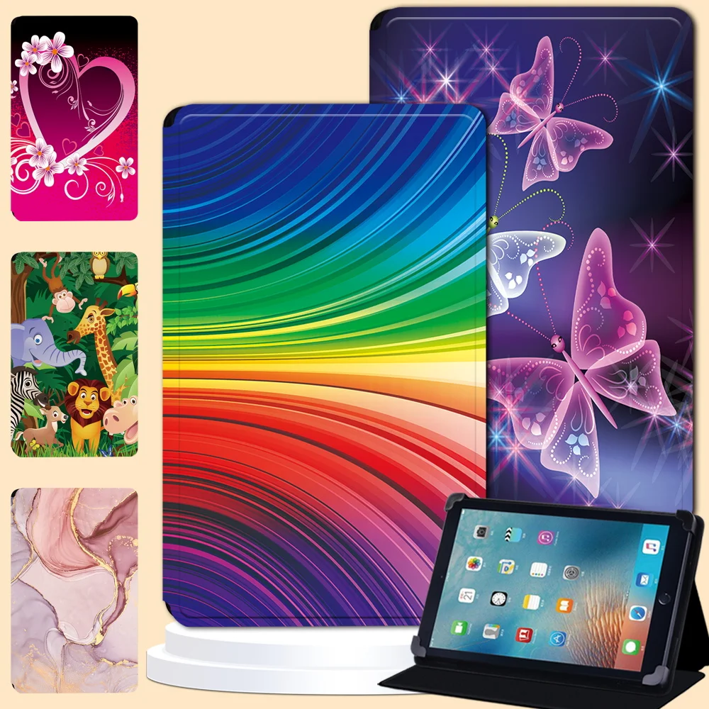 Tablet Case For Apple Ipad Air 1 2 3/Ipad 7Th 8Th 5Th 6Th/Mini 1 2 3 4 5 Smart Adjustable Anti-Drop Leather Stand Protect Cover