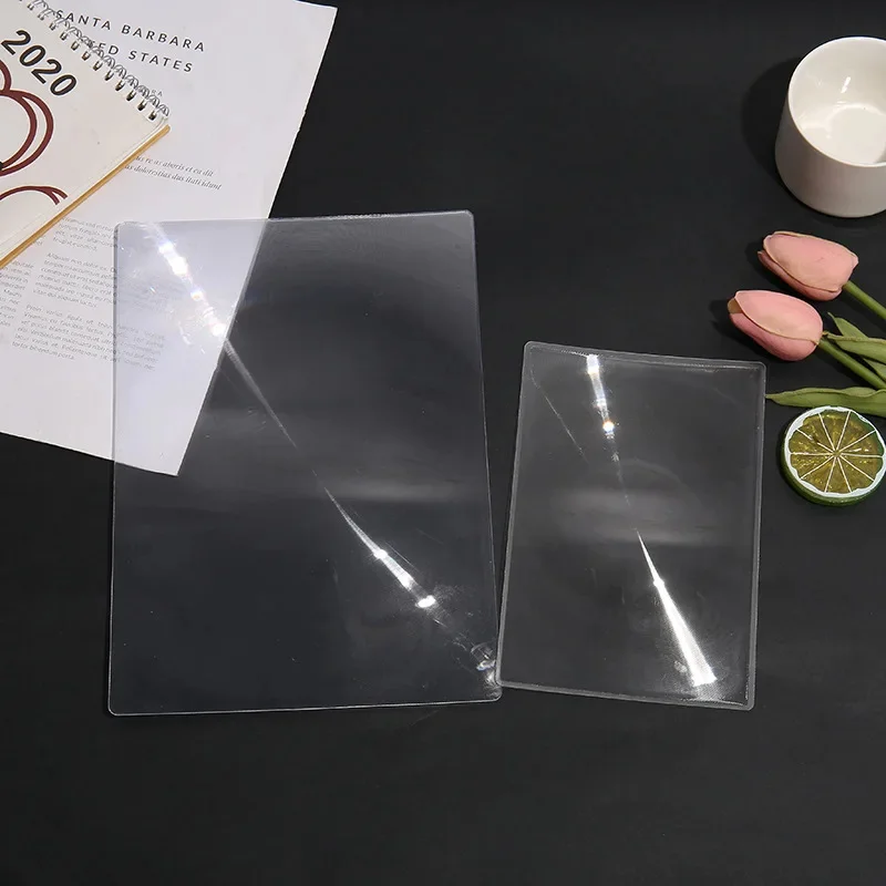 Square Fresnel Optical Lens 260Mmx180Mm A4 Ultra-Thin Full Page Reading Phone Magnifying Glass Lens magnifying glass reading magnifier