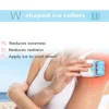 S30 Double Roller Facial Ice Compress Handheld  Skin Rejuvenation Beauty Device Mini Double Head Microneedle Ice Roller,Please P 2