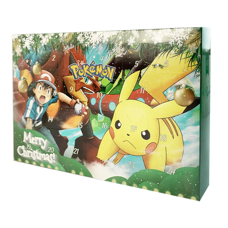 2024 Christmas 24 Day Reward Countdown Advent Calendar Blind Box Anime  Pokemon Pikachu Action Figure Toys Xmas Gift for Children - AliExpress